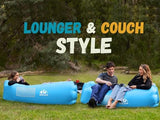 WEKAPO Inflatable Lounger Air Sofa Hammock-Portable,Water Proof& Anti-Air Leaking Design-Ideal Couch for Backyard Beach Traveling Camping Picnics & Music Festivals