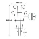 Thealyn 4 Pack 23 Inch Plant Trellis for Potted Plants