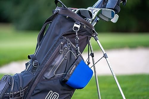 Golf Club and Golf Ball Cleaning Bag, Waterproof Clean Face Technology Liner, Detachable Clip, Machine Washable, Cleans Club Grooves, Dry Exterior (Neoprene or Microfiber Option Available)