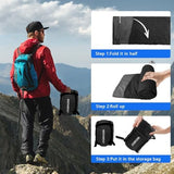 Backpacking Flannel Sleeping Bag Lightweight for Adults Hiking Ultralight Compact Sleeping Bag Portable Warm Weather Summer with Compression Sack