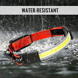 Adelante LED Headlamp Flashlight, 4Pack 1000LM 230°Wide-Beam Rechargeable Head Lamp for Adults, Red Taillight & 16 Clips Waterproof Hard Hat Light Headlamps for Running Hiking and Camping