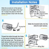 41A5034 Garage Door Sensor Sun Shield, Replacement for Craftsman Chamberlain Liftmaster Garage Door Sensor