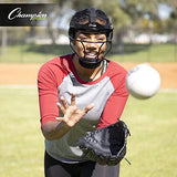 Champion Sports Steel Softball Face Mask - Classic Fielders Masks for Adults - Durable Head Guards - Premium Sports Accessories for Indoors and Outdoors - Multiple Styles