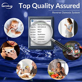 iSpring RCC7, NSF Certified, High Capacity Under Sink 5-Stage Reverse Osmosis Water Filter, RO Drinking System, 75 GPD, Brushed Nickel Faucet, Patented Top-Mounted Faucet Design for Easy Installation