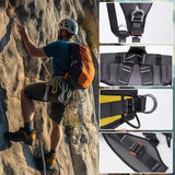 SOB Full Body Climbing Harness Can Be Inverted Thicken Widen Protect Waist Safety Harness Tree Work Rock Climbing Mountaineering Rescuing Work at Height