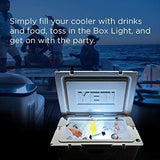 HEXNUB Cooler Box Light, Waterproof, Rechargeable LED Light Compatible with YETI, RTIC, ORCA, Igloo, Coleman Ice Chest, Magnetic Base, Great for Outdoor Events, Camping, Fishing, Hunting, Boating