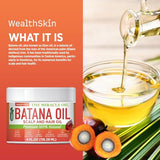 Batana Oil for Hair Growth: 100% Pure & Organic Raw Botana Oil from Honduras – Natural Hair & Scalp Care for Thicker, Stronger Hair – Best for Men & Women - 4 FL OZ