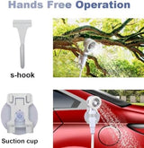 Portable Camping Shower Pump - Rechargeable Outdoor Shower Head Sprayer, Pumps Water from Bucket. Experience Refreshment Anywhere, Perfect for Camping, Hiking, Travel, Car Washing & Pet Cleaning