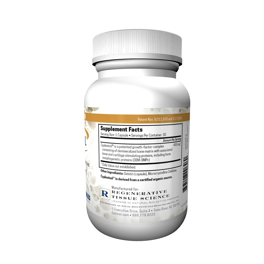 Ostinol Maximum Strength 450mg - Bone & Joint Supplement | Stem Cell Activation Certified | Bio Active Protein Complex for Moderate Bone Loss & Moderate Joint Disfunction - 30 Capsules