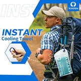 Sukeen 4 Pack Cooling Towel (40"x12"), Ice Towel, Soft Breathable Chilly Microfiber Towel for Sports, Workout & More Activities