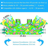 Chriffer Kids Swim Vest Life Jacket for 22-66 Pounds Boys and Girls, Toddler Floaties with Shoulder Harness Arm Wings for 2,3,4,5,6,7 Years Old Baby