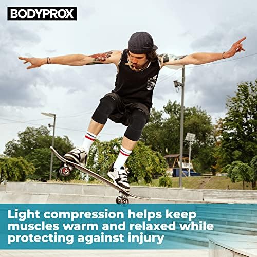 Bodyprox Protective Knee Pads, Thick Sponge Anti-slip, Collision Avoidance Knee Sleeve