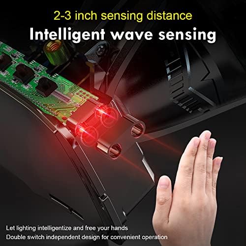 High Power LED Headlamp Super Bright Adult Motion Sensor Headlight Spotlight Waterproof Rechargeable Outdoor Hunting Light Flashlight Portable Head lamp for Fishing Camping Hiking