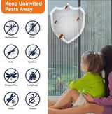 Mesh Screen with Magnetic Closure-Keeps Bugs Out Let Breeze in, Heavy Duty - Pet and Kid Friendly, Works with Front, Sliding Doors (38 x 82 Inch) Gray