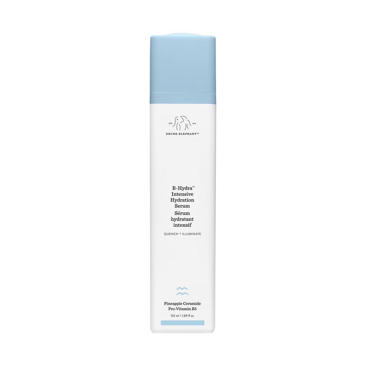 Drunk Elephant B-Hydra Hydration Serum - 50 ml/1.69 fl oz - Hydrating Vitamin B Serum - Clean Clinical Skincare - Cruelty-Free - Dermatologist-Tested - Free of Essential Oils, Silicones, and Fragrance