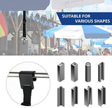 Shappy 8 Pcs Canopy Hanging Clips Tent Hanging Clip for Vendor Booth Display Business Exhibitions to Hang Signs, Slogans, Flags, and for Outdoor Camping to Hang Food, Lanterns, Garbage Bags, Towels