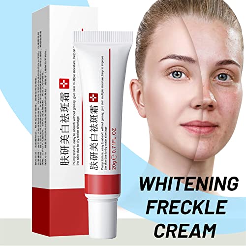 2 Pcs Whitening Freckle Cream, Acne Scar Removal Treatment Cream, Pigmentation Removal Cream for Face, Moisturizing Removes Facial Melasma Dark Spots Wrinkles Blemishes (whitening freckle cream)