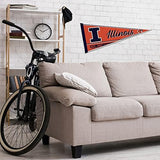 Rico Industries NCAA Classic 12" x 30" Felt Wall Décor Pennant - Great for Home/Bed Room/Man Cave Décor