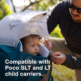 Osprey Poco LT Child Carrier Backpack Sunshade, Silver