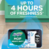 Swiffer Sweep & Mop Deluxe 2-in-1 Floor Mopping and Sweeping Kit, Multi-Surface Kit for Floor Cleaning, Kit Includes 1 Sweeper Device, 5 Heavy Duty Dry Sweeping Cloths, 6 Heavy Duty Wet Mopping Cloths