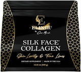 Coco March Silk Face Collagen – High-Absorption Molecular Collagen & Silk Sericin Protein – 20g Protein, No Taste, Dissolves Instantly – Supports Skin, Hair, Nails & Joint Health – 30-Day Supply