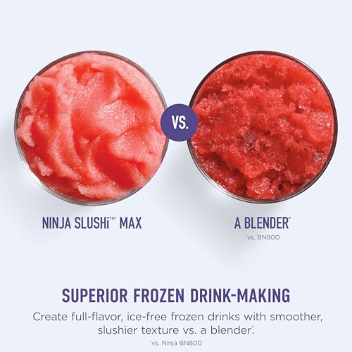 Ninja SLUSHi Max XXL Smart Frozen Drink Maker | Top Performance & Smart Technology, Party-Size 150oz Capacity, No Ice Needed, 6 Programs, Ideal Temp & Texture up to 12 hours | Blue FS605SG