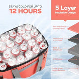 Maelstrom Soft Cooler Bag,Collapsible Soft Sided Cooler,24/30/60/75 Cans Beach Cooler,Ice Chest,Large Leakproof Camping Cooler,Portable Travel Cooler for Grocery Shopping,Camping,Road Trips