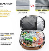TUGUAN Insulated Cooler Backpack 38/42 Cans Double Deck Leakproof Lightweight Soft Lunch Backpack Small Cooler Bag Beach Picnic