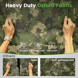 10L0L 2/4/4+2 Passenger Golf Cart Cover Fits for Yamaha EZGO Club Car, 420D Waterproof Durable Polyester Golf Cart Cover with Three Zipper Doors Windproof Sunproof - Black/Army Green/Sliver