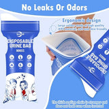 Disposable Urine Bags 900ML 8/12/24 Pieces, Emergency Portable Pee Bags for Women Men, Travel Urinal Bag, Unisex Urinal Toilet Bag for Road Trips Camping Hiking Traffic Jams