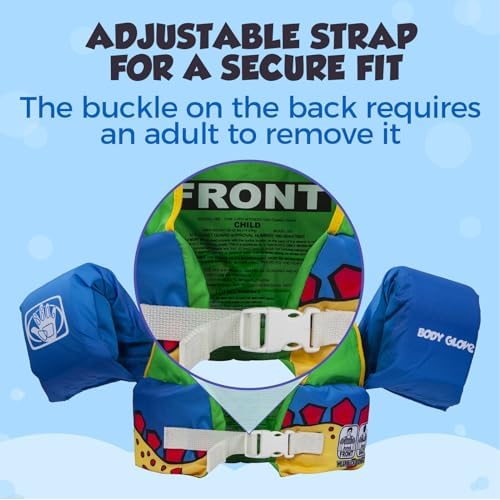 Body Glove Paddle Pals Learn to Swim Coast Guard Approved Kids Life Jacket PFD