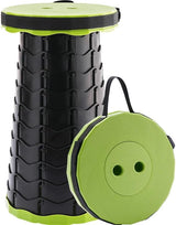 Upgraded Foldable Stool Thickened, Portable Collapsible Stool Retractable Stool for Fishing, Hiking Tours, BBQ, Parties, Outdoor Activities (Olive Green)