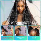 Human Braiding Hair 18 Inch 6 Bundles Human Hair Braiding Hair No Weft Deep Wave Bulk Human Hair for Braiding Hair Extensions for Boho Braids Wet and Wavy 150g P4/27#