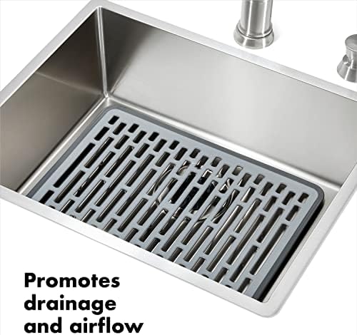 OXO Good Grips Silicone Sink Mat - Large,Silver