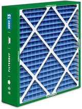 Filterbuy 16x20x5 Air Filter MERV 13 Optimal Defense (2-Pack), Pleated HVAC AC Furnace Air Filters for Honeywell FC100A1003, Lennox X0592, and More (Actual Size: 15.75 x 19.75 x 4.38 Inches)