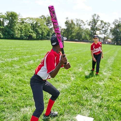 Bat & Ball Set - Graffiti Plastic Bat & Ball Homerun Set- David Ortiz Backyard Baseball Set for Youth, Kids, Teenagers, Adults