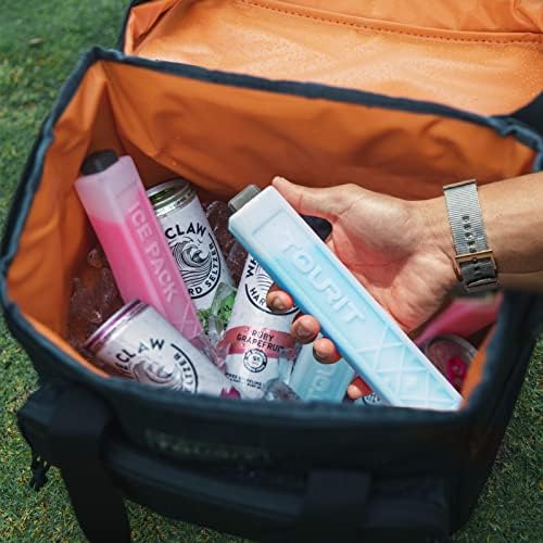 TOURIT Ice Packs for Coolers Reusable Long Lasting Freezer Packs for Lunch Bags/Boxes, Cooler Backpack
