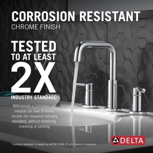 Delta 35849LF Nicoli Bathroom Faucet, Lever Handle, Chrome