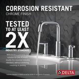 Delta 35849LF Nicoli Bathroom Faucet, Lever Handle, Chrome