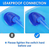 UTOBEST Water Bladder,Hydration Bladder 1L, 1.5L, 2L, 3L Water Bladder for Hiking Backpack, BPA Free, Leak Proof Water Reservoir for Running Cycling