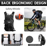 WOLT Hydration Backpack 18L Hiking Water Backpack with 2L Water Bladder for Men Women, Hydration Pack for Running Cycling Biking and Climbing