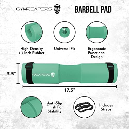 Gymreapers Barbell Squat Pad - Protective Bridge Pad for Hip Thrust, Squats, Lunges - Hip Support, Neck Protection for Bar