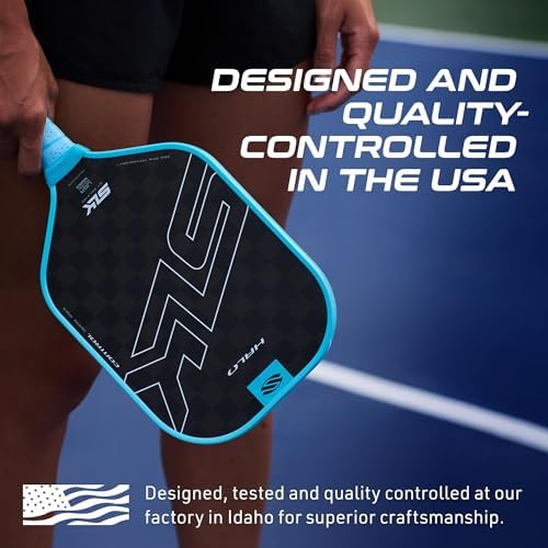 Selkirk Sport SLK Halo Raw Carbon Fiber Pickleball Paddle | Designed in The USA | Choose from The T700 Raw Carbon Fiber Power, The 18k Ultraweave Control, or The Kevlar Linkweave Thermoformed Pro