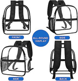 Oraben Clear Backpack for Stadium Events Stadium Backpack Waterproof 12x6x12 Clear Bag for Adult Concert Sport Work