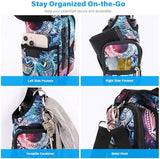 icolor Magnetic Gym Bag Water Bottle Carrier Holder with Phone Pockets & Shoulder Strap,5 Built-in Magnets Gym Bottle Pouch Sleeve,Magnetic Bag Gym Accessories Organizer for Men Women