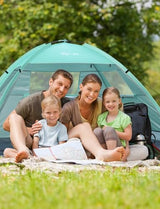 Beach Tent Sun Shelter for 3 Person with UPF 50+ UV Protection, Lightweight & Easy Setup Beach Shade Canopy with Vent Windows & Zippered Door