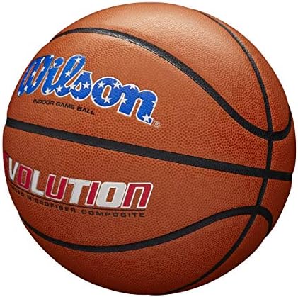 WILSON Evolution Indoor Game Basketballs - Size 5, Size 6 and Size 7