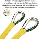 X XBEN Outdoor Climbing Rope 10M(32ft) 20M(64ft) 30M(96ft) 50M(160ft) 70M(230ft) 152M(500FT) 352M(1000FT) Static Rock Climbing Rope for Escape Rope Ice Climbing Equipment Fire Rescue Parachute