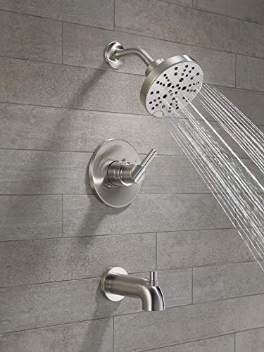 Delta 144749-SS Nicoli Faucet, With Shower Head, Stainless