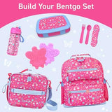 Bentgo Kids Water Bottle - Leak-Proof, Durable Tritan, BPA-Free 15 oz. Cup for Kids/Toddlers Ages 3+, Safe Sip Spout, Carrying Handle, & Dishwasher Safe for School & Sports (Rainbows & Butterflies)